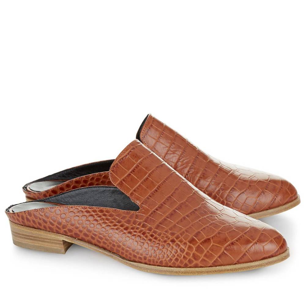 NEW ROBERT CLERGERIE women's amber alice k mule in brown - Picture 1 of 3